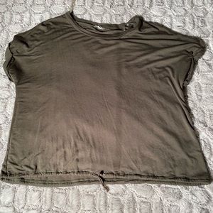 Army Green Crop Top